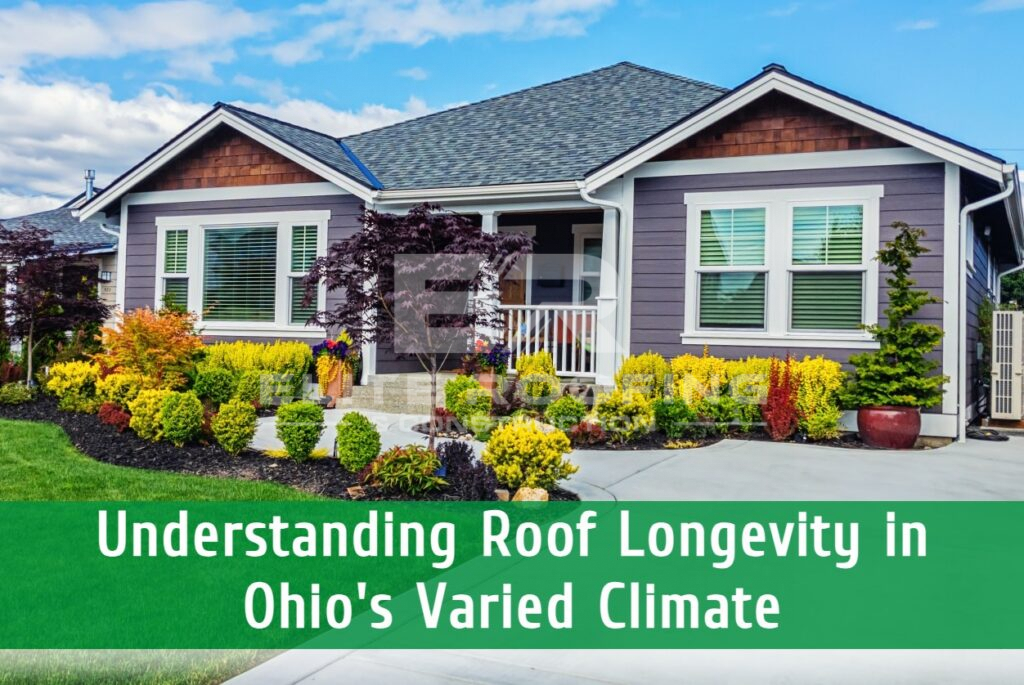 Residential roof in Ohio