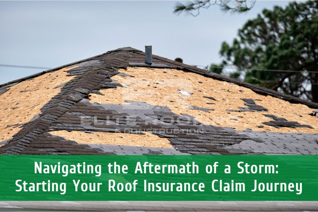 Roof insurance claim assistance by Elite Roofing Ohio