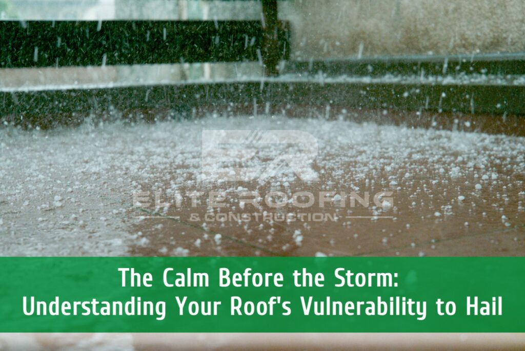 Elite Roofing Ohio roof with hail damage