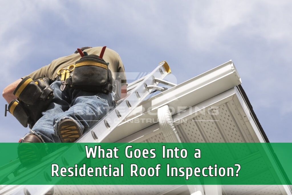 Residential roof inspection services