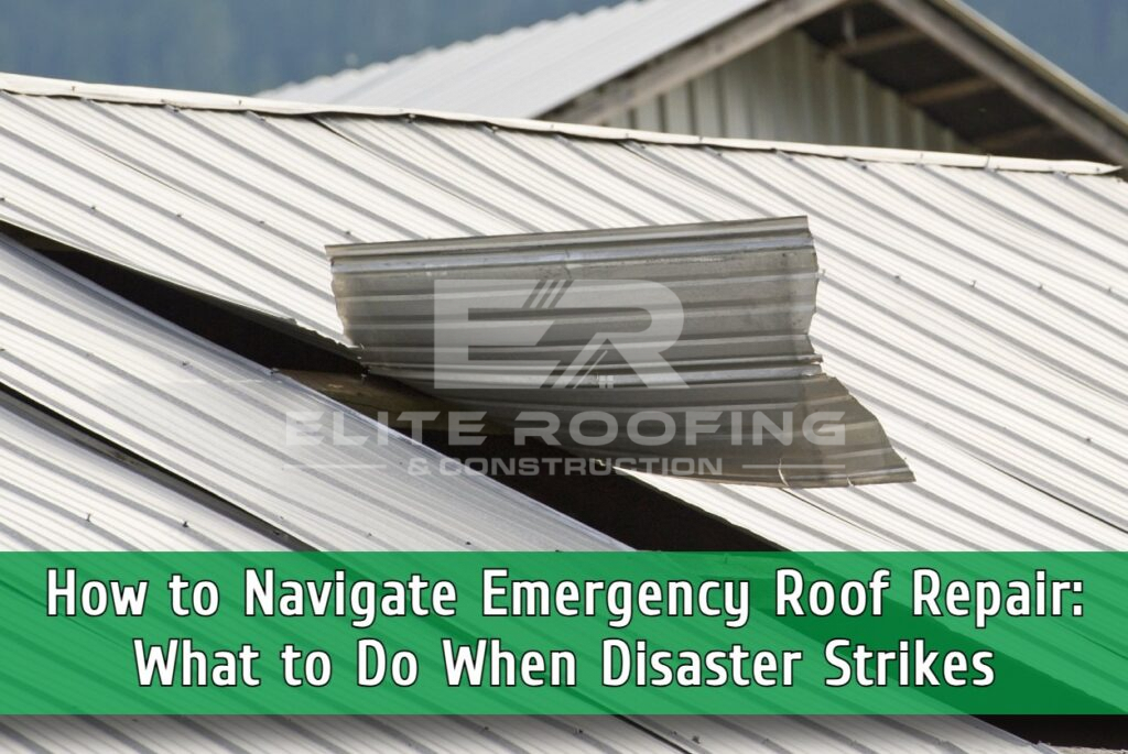 Navigating emergency roof damage