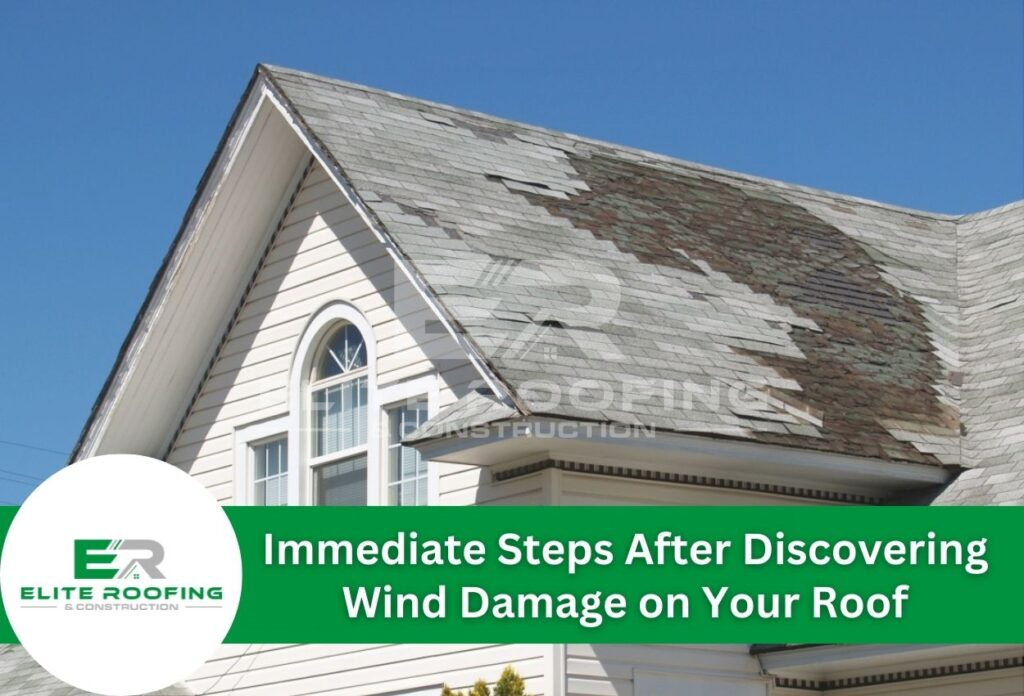 Steps After Discovering Wind Damage on Your Roof
