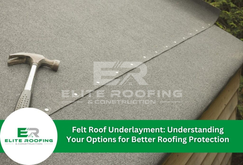 felt roof underlayment
