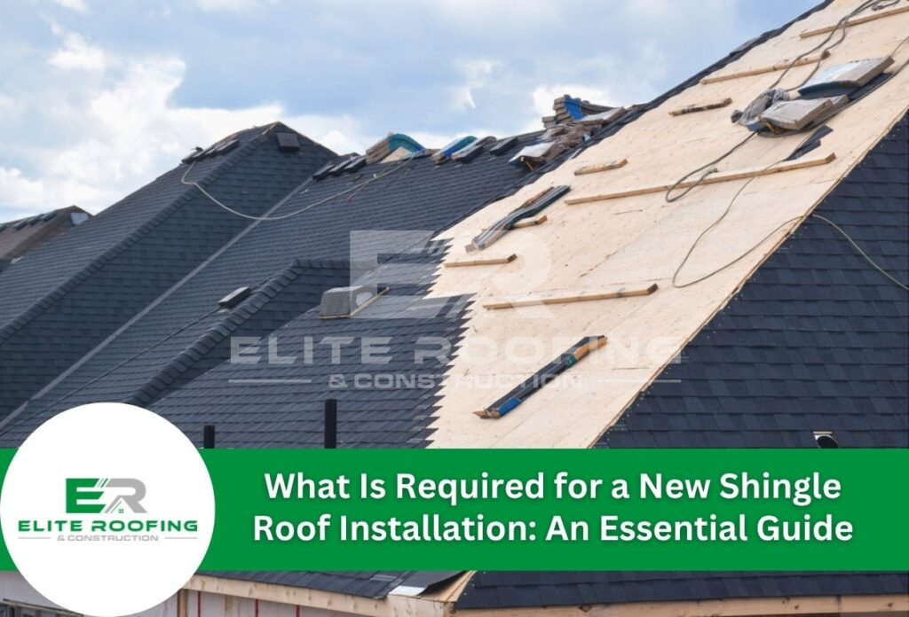 shingle installation