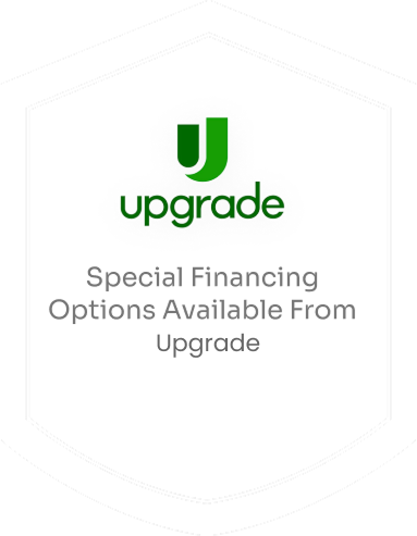 Upgrade special financing options available badge